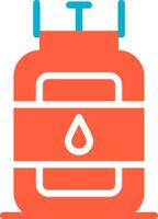 Gas Cylinder Creative Icon Design vector