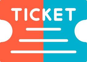 Ticket Creative Icon Design vector