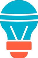 LED Bulb Creative Icon Design vector