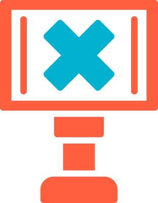 Railroad Crossing Creative Icon Design