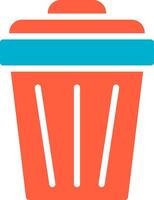 Trash Can Creative Icon Design vector