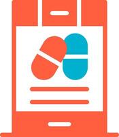 Online Pharmacy Creative Icon Design vector