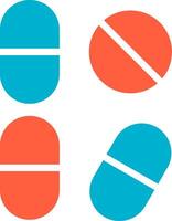 Pill Creative Icon Design vector