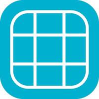 Grid Creative Icon Design vector