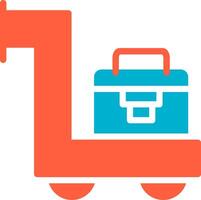 Trolley Creative Icon Design vector