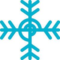 Snowflake Creative Icon Design vector