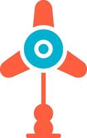 Windmill Creative Icon Design vector