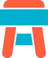 Stool Creative Icon Design vector