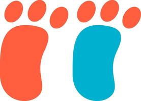 Footprint Creative Icon Design vector