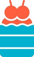 Cupcake Creative Icon Design vector