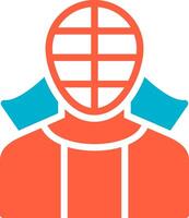 diseño de icono creativo de kendo vector