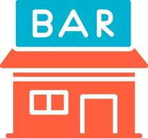 Bar Creative Icon Design vector