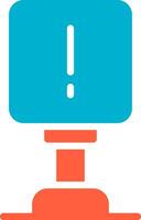 Traffic Sign Creative Icon Design vector