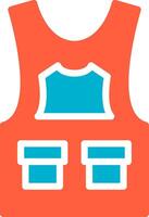 Bulletproof Vest Creative Icon Design vector