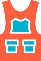 Bulletproof Vest Creative Icon Design vector