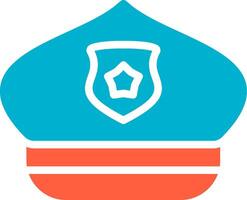 Police Hat Creative Icon Design vector