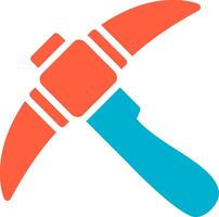 Pickaxe Creative Icon Design vector