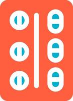 Pills Creative Icon Design vector