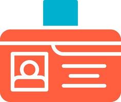 Identification Card Creative Icon Design vector