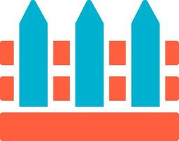 Fence Creative Icon Design vector
