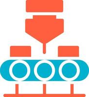 Conveyor Belt Creative Icon Design vector