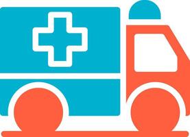 Ambulance Creative Icon Design vector