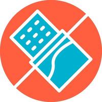 No Chocolate Creative Icon Design vector