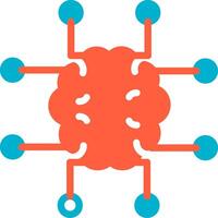 Neuroimaging Creative Icon Design vector