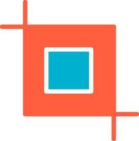 Crop Creative Icon Design vector