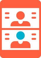Videocall Creative Icon Design vector