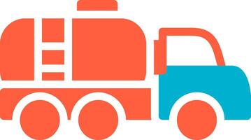 Tanker Truck Creative Icon Design vector