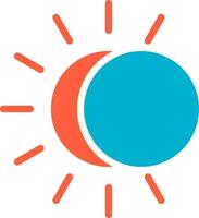 Eclipse Creative Icon Design vector