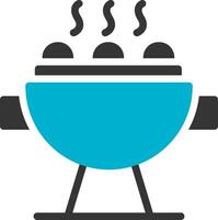 Grill Creative Icon Design vector