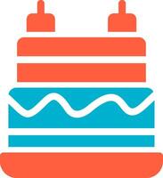 Birthday Cake Creative Icon Design vector