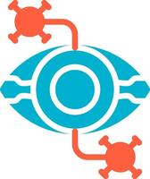 ojo enfermedad creativo icono diseño vector