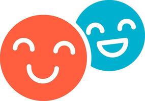 Happiness Creative Icon Design vector