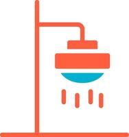 Roof Shower Creative Icon Design vector