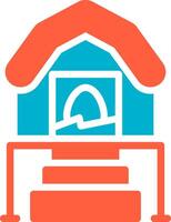 Chicken Coop Creative Icon Design vector