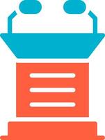 Lectern Creative Icon Design vector