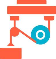 Pulley Creative Icon Design vector