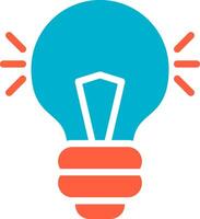 Light Bulb Creative Icon Design vector
