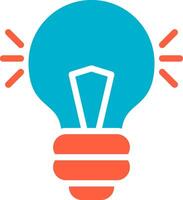 Light Bulb Creative Icon Design vector