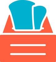 Tissue Box Creative Icon Design vector