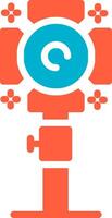 Studio Lighting Creative Icon Design vector
