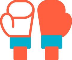 Boxing Gloves Creative Icon Design vector