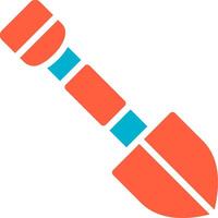 Shovel Creative Icon Design vector