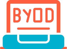 BYOD Tour Creative Icon Design vector