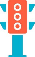 Traffic Light Creative Icon Design vector