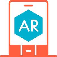 Ar App Creative Icon Design vector