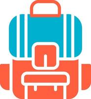 Backpack Creative Icon Design vector